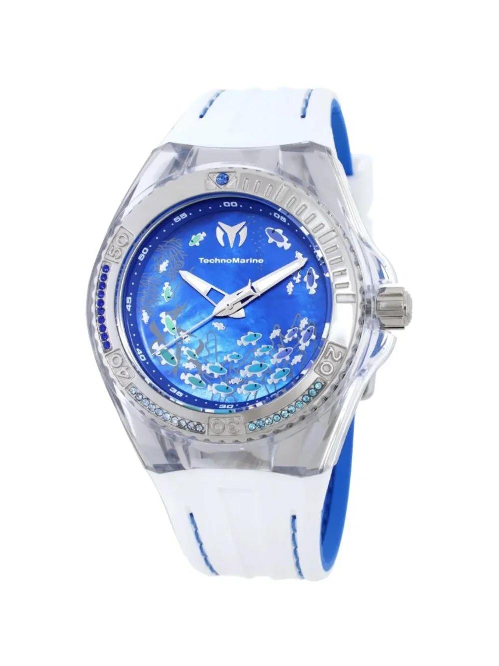 NWT Technomarine Cruise Quartz Blue Dial Ladies Watch